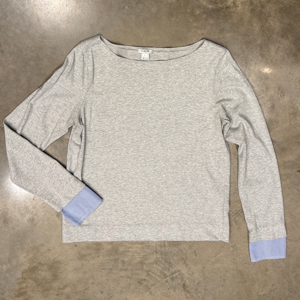 J. Crew Heather Gray Top